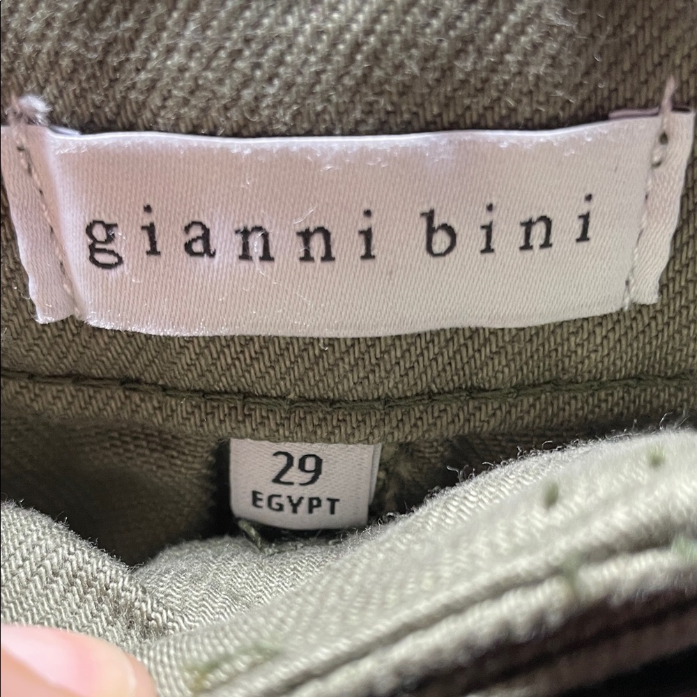 Gianni Bini Olive Cargo midi pencil Skirt - Picture 2 of 11